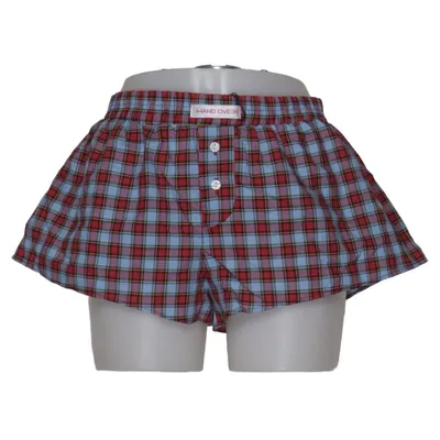 Pyjamashorts (Rood, Blauw, Meerkleurig) van Hand Over Katoen