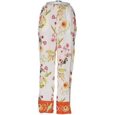 Pantalon patte d'éléphant (Blanc, Multicolore) de Divided by H&M Polyamide, Polyester, Viscose