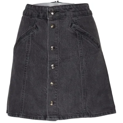 Denim skirt (Gray) from Pull & Bear Denim