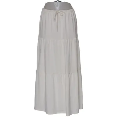 Maxi rok (Wit) van Divided by H&M Polyester, Elastaan
