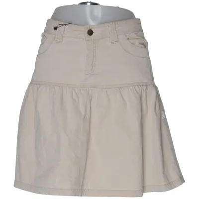 Jupe (Beige) de Massimo Dutti Woman Coton, Élasthane