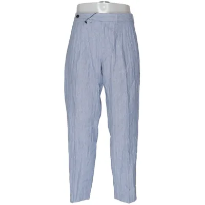 Kostuumbroek (Blauw) van Tommy Hilfiger Katoen, Linnen, Polyester