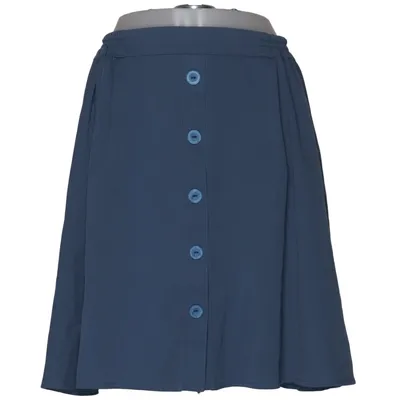 Rock (Blau) von Anna Kova Elasthan, Polyester, Viskose
