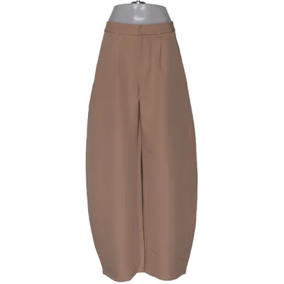 Kostuumbroek (Beige) van Loavies Elastaan, Polyester
