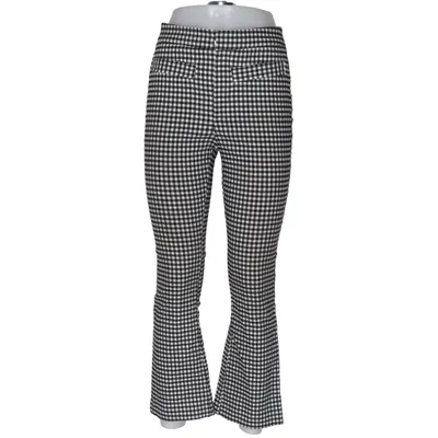 Bukser (Sort, Hvid) fra Mango Bomuld, Elastan, Polyamid, Genanvendt polyester, Viscose