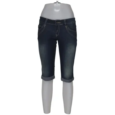 Denim shorts (Blauw) van Calvin Klein Jeans Katoen, Elastaan
