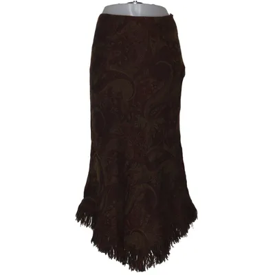 Skirt (Brown) from Luisa Spagnoli Acetate, Cotton, Viscose, Wool
