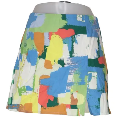 Skirt (Blue, Green, Yellow, White, Multicolored) from Stradivarius