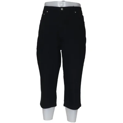 Three-quarter pants (Black) from Tracy Cotton, Elastane