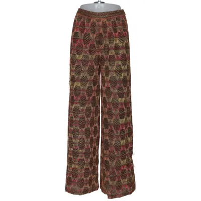 Pantalon patte d'éléphant (Noir, Or, Multicolore) de Missoni Coton, Fibre métallique, Polyamide, Polyester