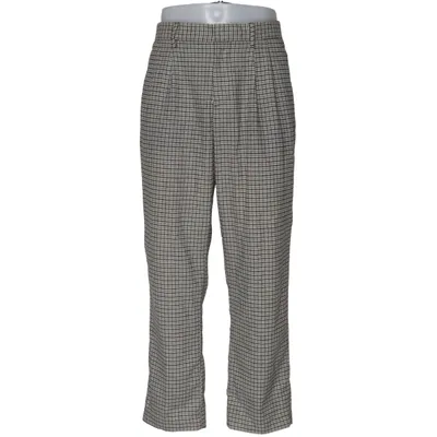 Kostuumbroek (Groen, Meerkleurig) van H&M Polyester, Wol, Katoen