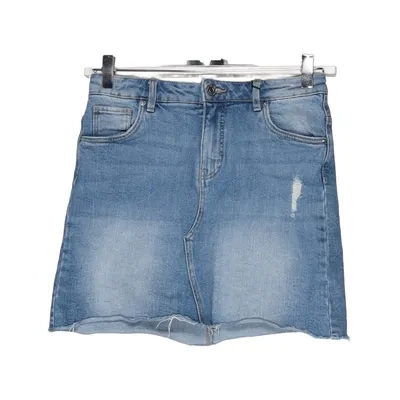 Jupe en jean (Bleu) de Lab Industries Coton, Élasthane