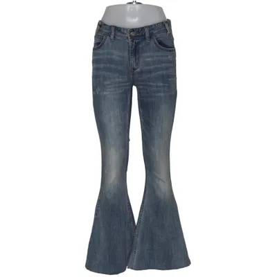 Jeans (Blå) från Free People Bomull, Elastan, Polyester