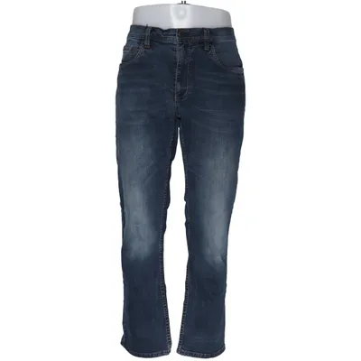 Jeans (Blå) från Bison Bomull, Elastan