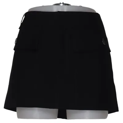 Jupe (Noir) de Zwingenberg Élasthane, Viscose, Laine