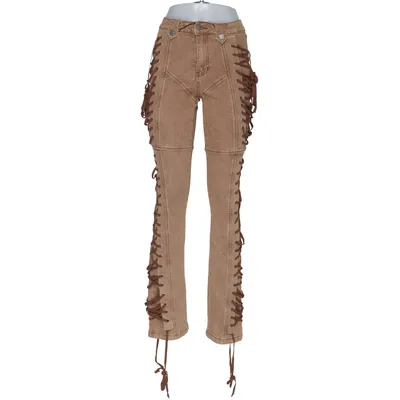 Jeans (Brun) fra Fashion Nova Bomuld, Elastan, Lyocell, Polyester