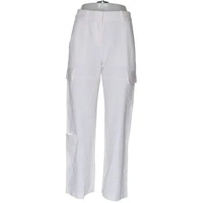 Cargo pants (White) from H&M Cotton, Linen, Viscose, Polyester
