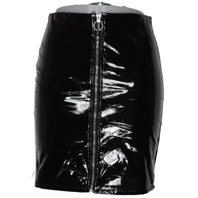 Vinyl skirt (Black) from Yu & Me Polyurethane