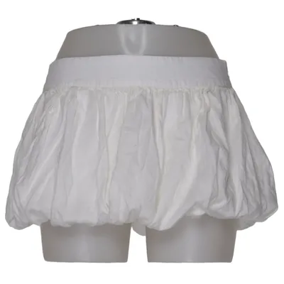 Skirt (White) from Pull & Bear Linen, Viscose