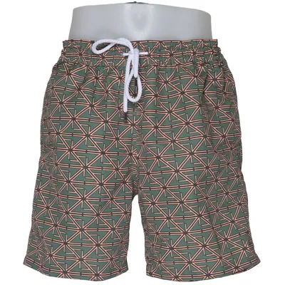 Swim shorts (Green, Beige) from Frescobol Carioca Recycled polyester