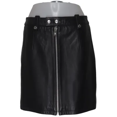 Nederdel (Sort) fra Nobody Denim Læder, Polyester