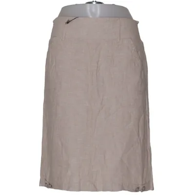 Kjol (Beige) från Brandtex Linne, Viskos