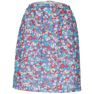 Skirt (Blue, Red, White) from Aspens Cotton, Polyester