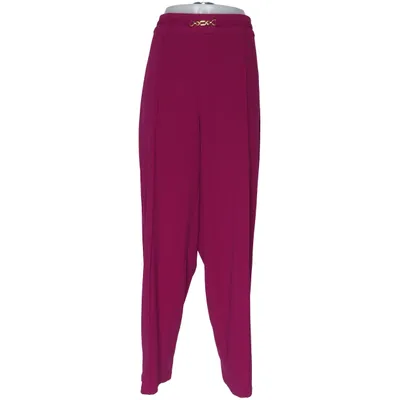 Broek (Lila) van Ms Mode Elastaan, Polyester