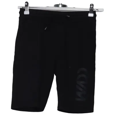 Freizeitshorts (Schwarz) von Warp Baumwolle, Polyester
