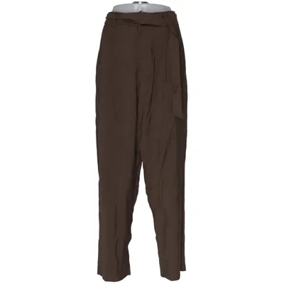 Hose (Braun) von Zara Polyester, Viskose