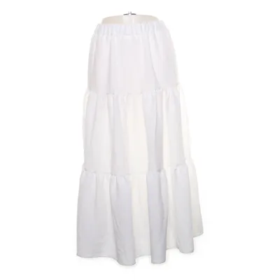 Långkjol (Vit) från Shein Polyester