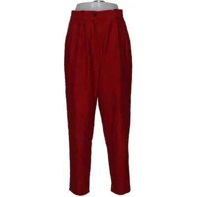Fløjlsbukser (Rød) fra Pota Bomuld, Polyester, Viscose