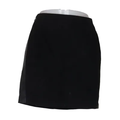 Skirt (Black, Gray) from BLK DNM Leather, Suede