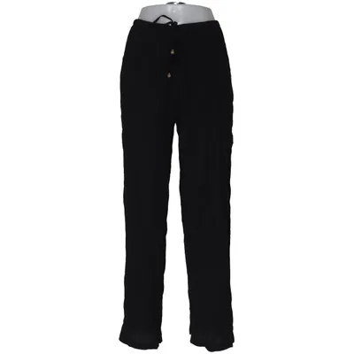 Pantalon patte d'éléphant (Noir) de Zara Polyamide, Viscose
