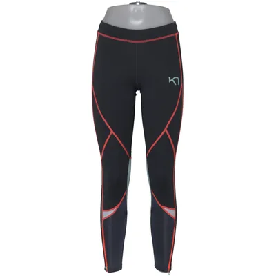 Sportleggings (Grijs, Oranje) van Kari Traa Elastaan, Polyester