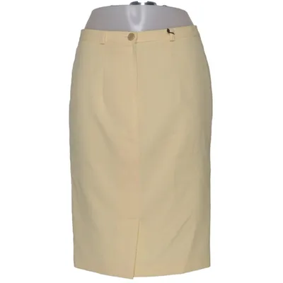 Jupe (Jaune) de Your Face Polyester, Viscose, Laine