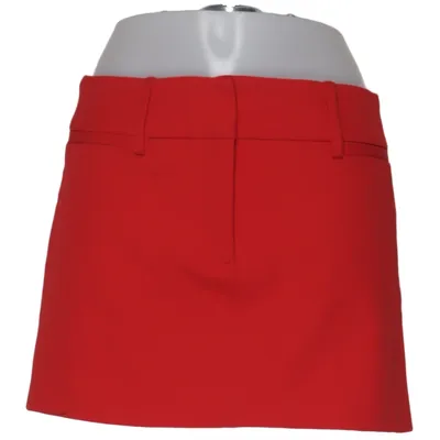 Rok (Rood) van Zara Polyester, Viscose