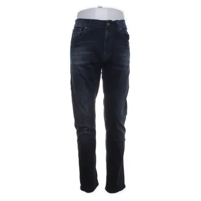 Spijkerbroek (Blauw) van Nudie Jeans Katoen, Elastaan