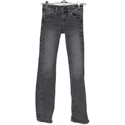 Jeans (Grå) från Gina Tricot Bomull, Elastan