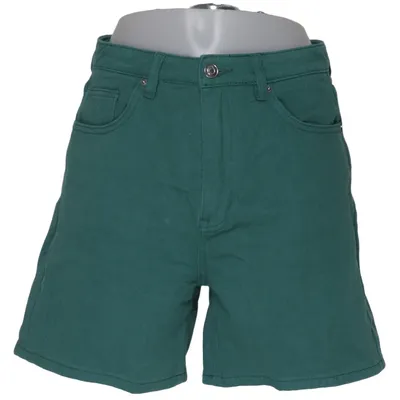 Denim shorts (Groen) van 24Colours Katoen