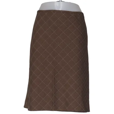 Kjol (Brun) från Message Polyester, Viskos