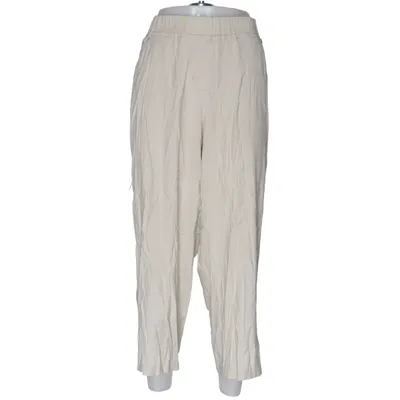 Pantalon (Beige) de Kj Brand Élasthane, Lin, Viscose