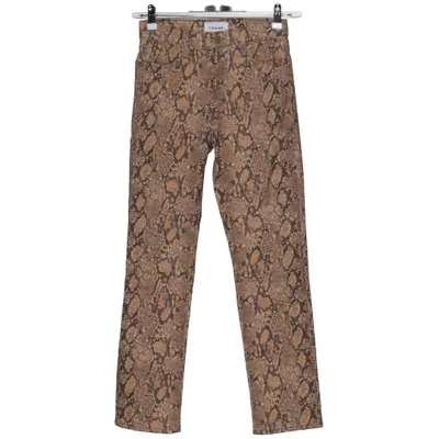 Jeans (Brown, Beige) from Frame Cotton, Elastane, Lyocell