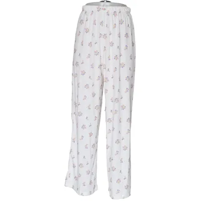 Pantalon de pyjama (Blanc, Multicolore) de Lounge Élasthane, Polyester