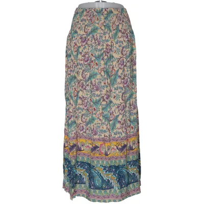 Maxi nederdel (Beige, Flerfarvet) fra Vanting Viscose