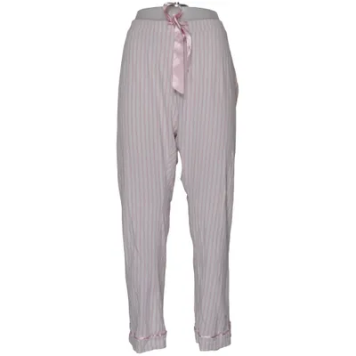 Pyjamahose (Weiß, Pink) von ICA I Love Eco Baumwolle, Elasthan