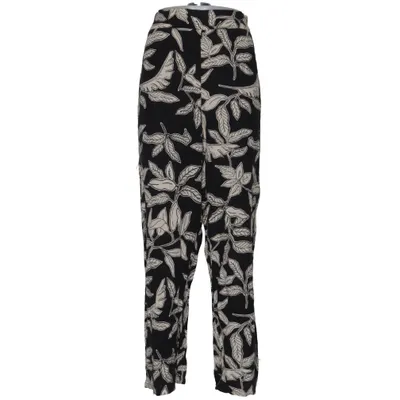 Palazzo broek (Zwart, Beige) van LC Waikiki Viscose