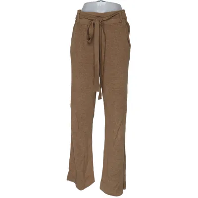 Pantalon patte d'éléphant (Beige) de Falke Lin, Soie