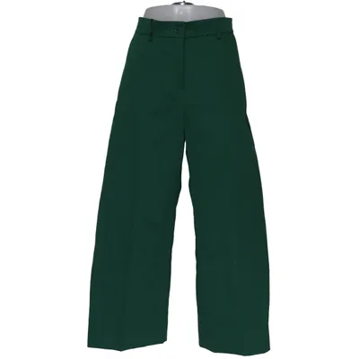 Palazzo broek (Groen) van Weekend MaxMara Katoen, Elastaan