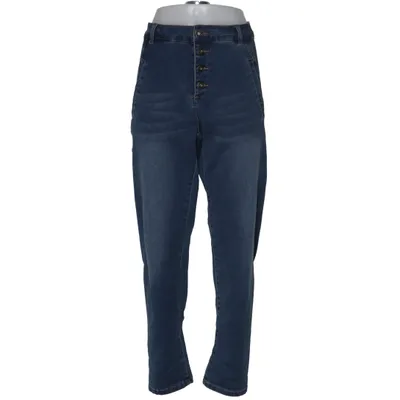 Jeans (Nickie) fra Denim Bomuld, Elastan, Polyester